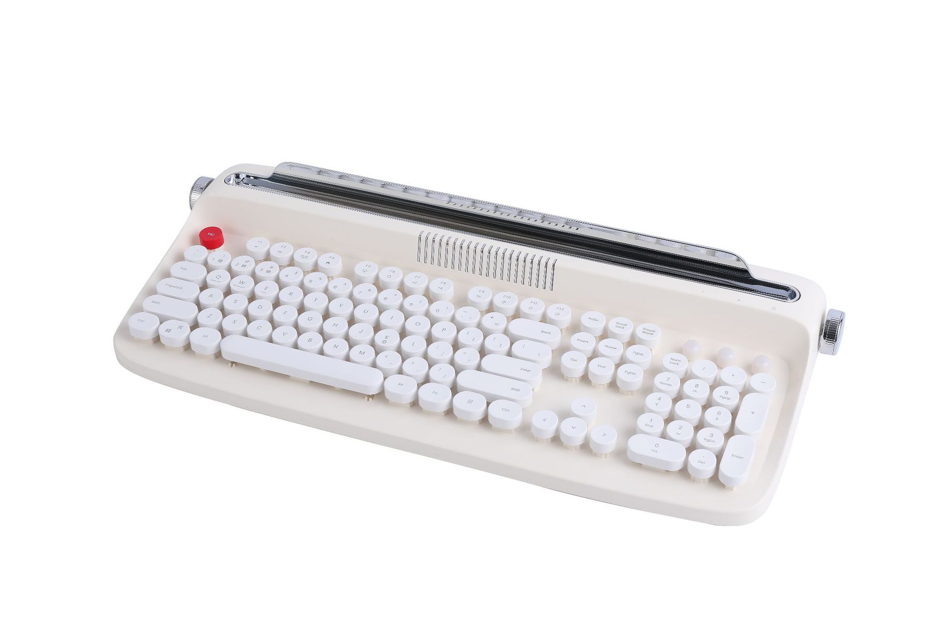 B503 Bluetooth wireless office typewriter feel keyboard tablet universal fashion retro round key cap English