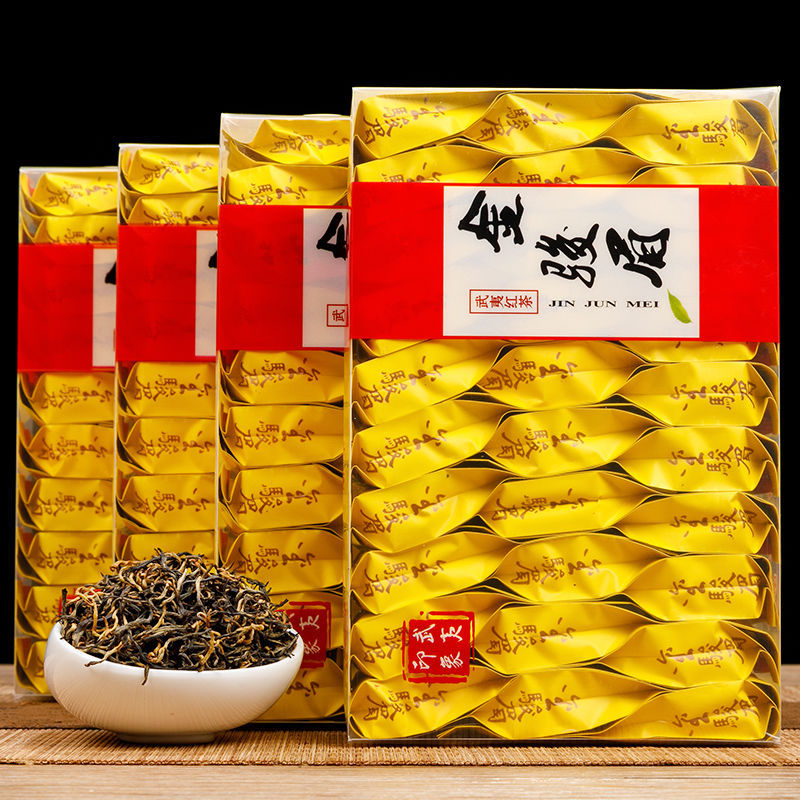 Jin Junmei New Tea Small Black Tea Special Authentic Bulk Canned Luzhou-flavor Yellow Bud Gift Box Gift Gift Giving
