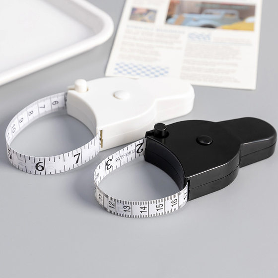 Household Y-shaped handle ruler automatic telescopic torch-shaped measuring tape three-dimensional measuring fitness tape wholesale generation