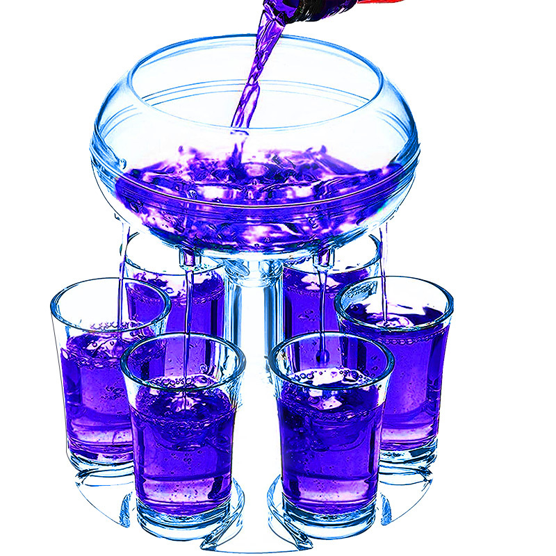 Диспенсер для пива Multi-person Party Lour Wine Диспенсер для белого вина Винный бар Интернет-знаменитости Винная пушка Стеклянный костюм для винной стойки
