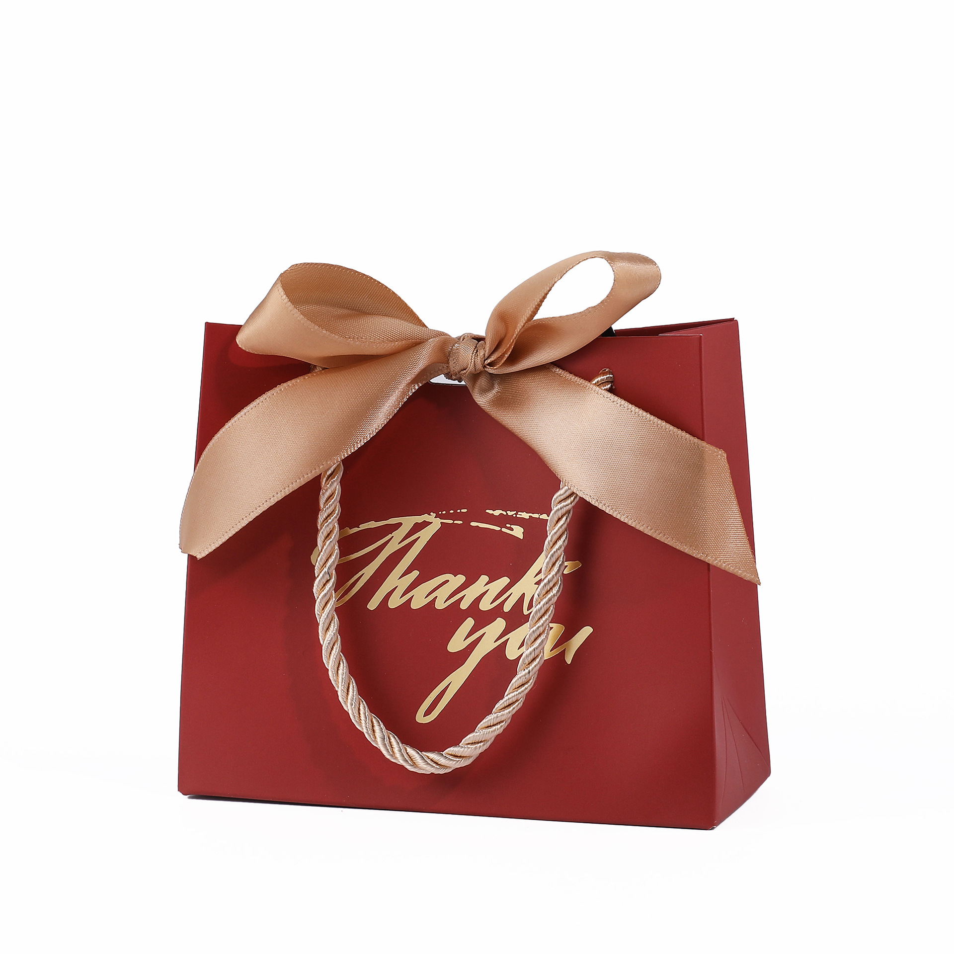 Cross-border candy box gift handbag creative fresh sweet princess style pink wedding candy box packaging