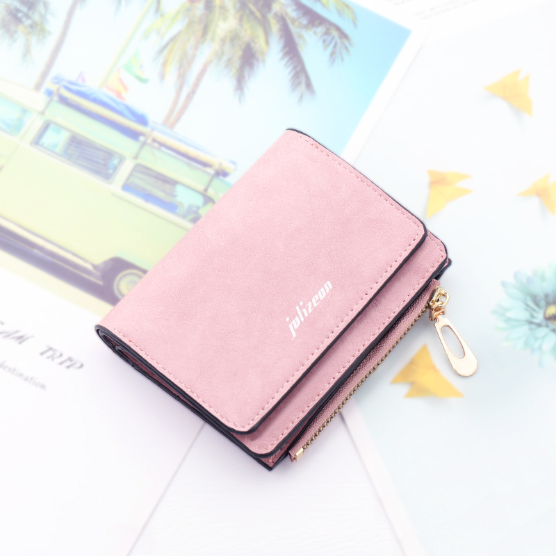 Women's Wallet Women's Short Niche Design Tri-fold Wallet Multi-card Holder Women's Tri-fold Wallet Simple Student