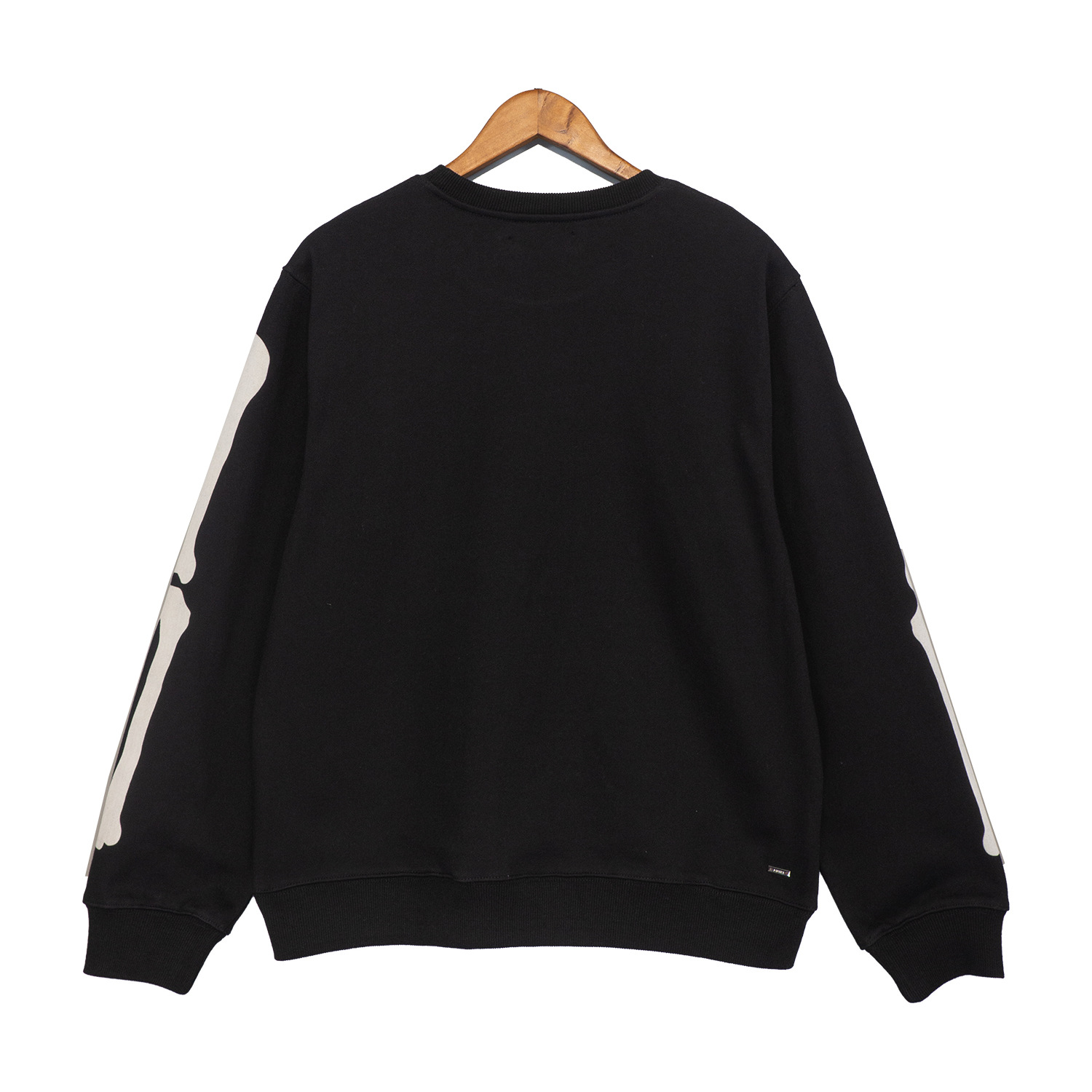 Trendy New Skeleton Printed Round Neck Sweater Loose Pullover Terry Sweater