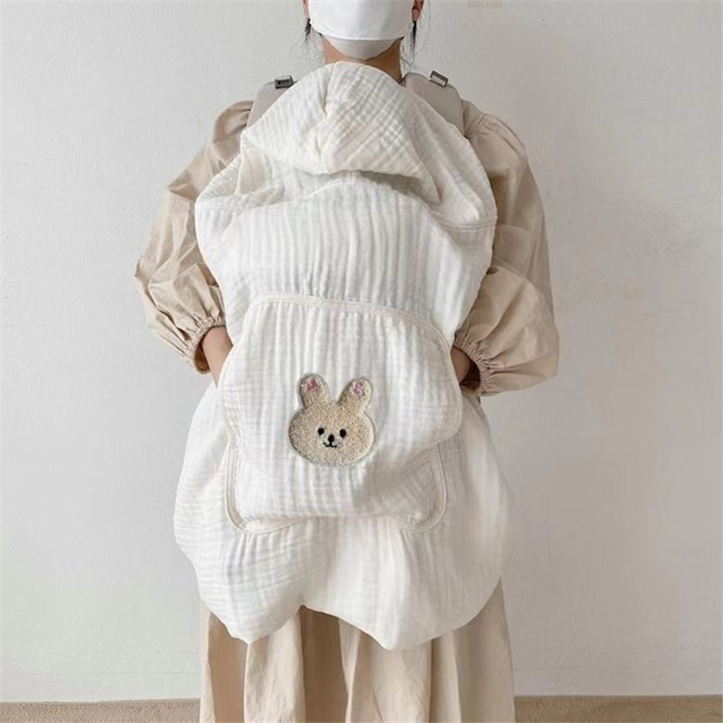 Korean ins Cub Bear Quilt Summer Anti-mosquito Windproof Multifunctional Cloak Baby Blanket Quilt Shawl Blanket