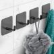 90 degree trunk hook-black 4 pack