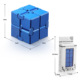 110 grams of infinite Rubik's Cube-blue [frosted] color box packaging