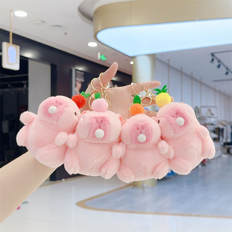 Premium Capibara Plush Keychain, Teddy Bear Soft Toy, Activity Gift, Wholesale Gift