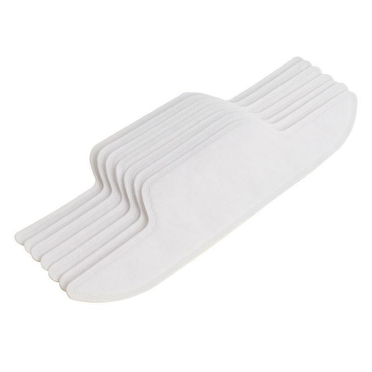 Collar anti-dirty stickers shirt collar stickers unisex disposable anti-dirty neckline stickers fake collar military training sweat towel