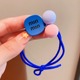 46# blue candy hair ring