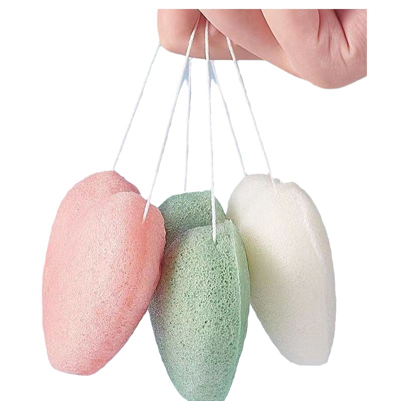 Pure natural plant konjac face washing puff deep cleaning Q elastic soft without adding preservative independent packaging