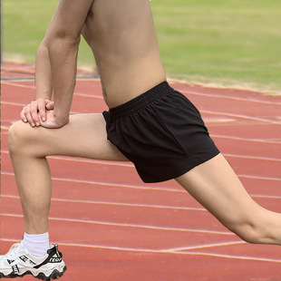 Summer thin pajamas fitness shorts men's breathable quick-drying three-point pants track and field sports running shorts wholesale
