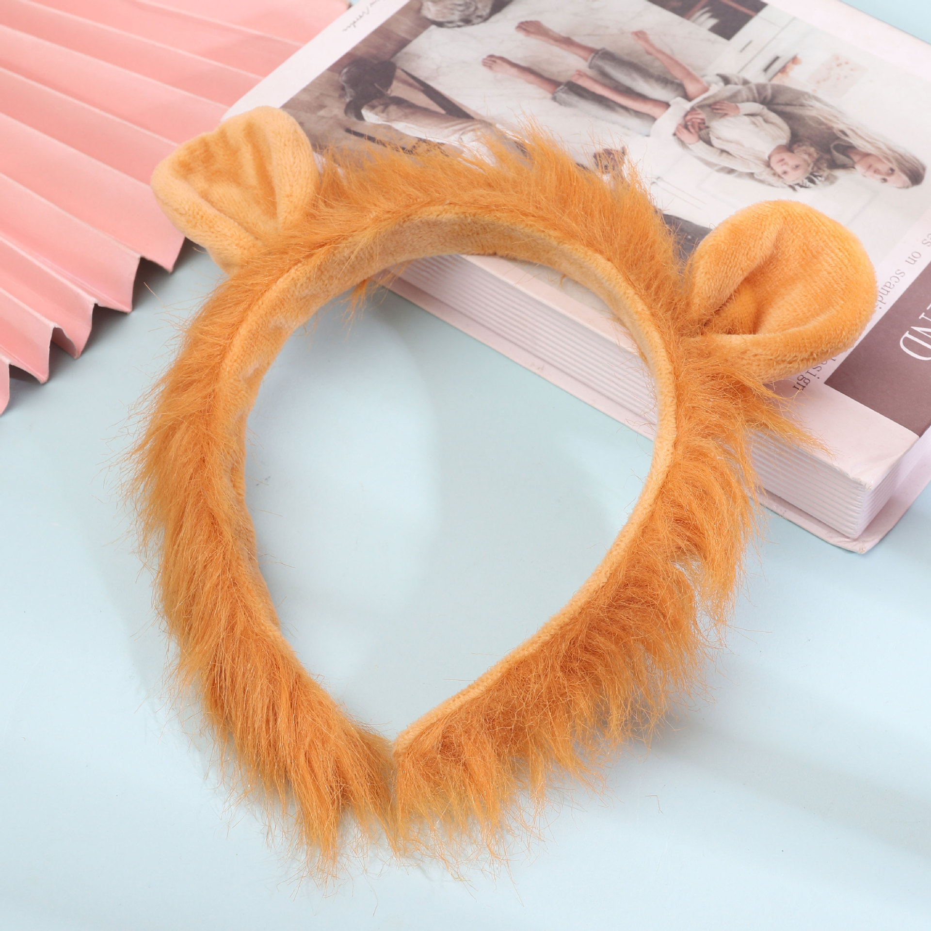 New Cross-border Hot Supply Halloween Animal Headband Lion Ear suit Easter Lion King Headband