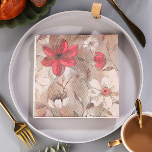 Factory spot three-dimensional printing napkin paper towel Western restaurant bakery for facial tissue wholesale