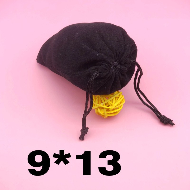 Flannel bag 5*7 manufacturer jewelry bag 7*9 black flannel bag bundle pocket jewelry 9*13 mobile power