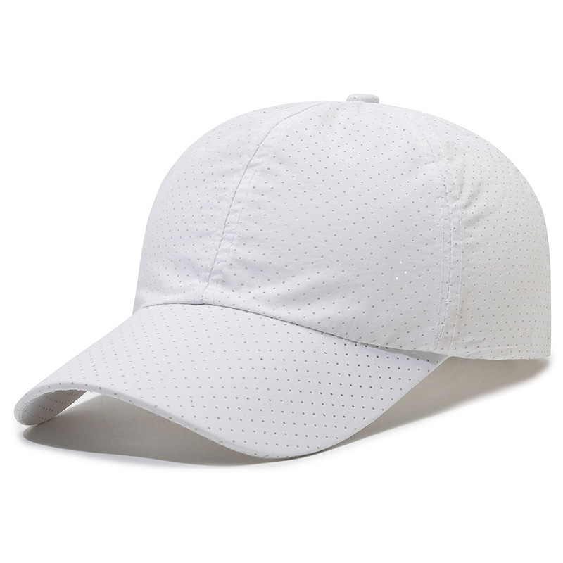 Quick-drying hat thin material outdoor sun hat unisex mesh baseball cap blank simple street style casual hat