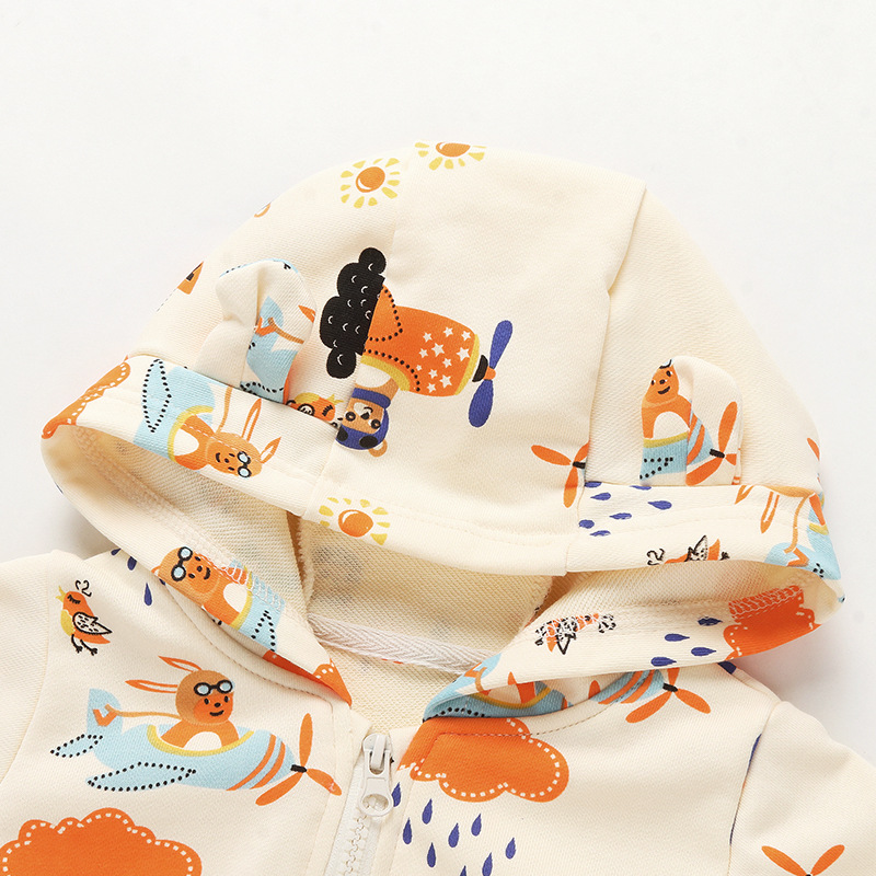 Baby's Spring Clothes Girls' Clothes Baby's Fashion Children's Top Spring One-Year-Old Boys' Children's Clothes Baby's Coat Spring and Autumn