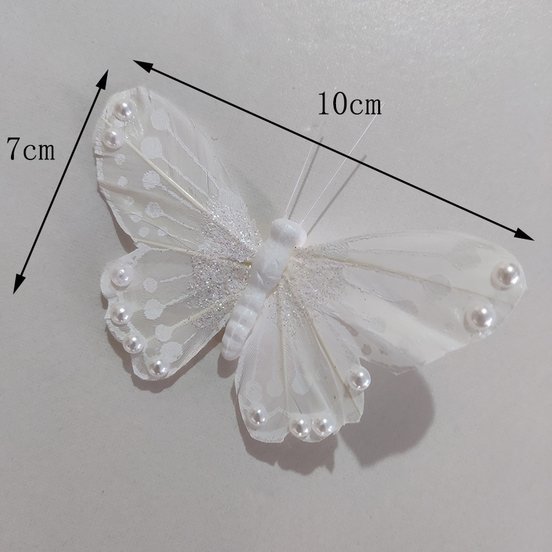 手作り羽蝶シミュレーション蝶結婚式の装飾壁の装飾幅 10 センチメートル 3-5 日配達|undefined