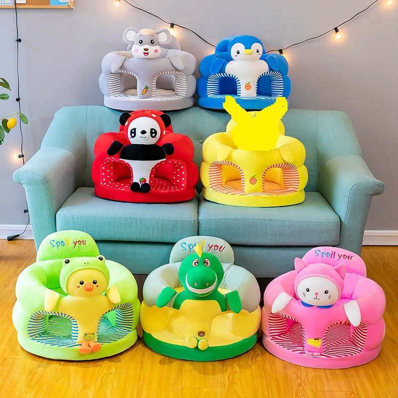 Balanced bottom anti-rollover safety baby learning to sit on sofa children's small sofa cartoon infant seat cross-border wholesale