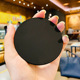 High-grade round small fragrant mirror-bright black