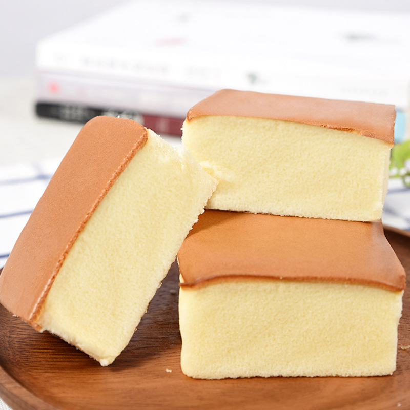 Pure cake bread breakfast food Full box steamed cake pastry snack lazy snack healthy food leisure snack