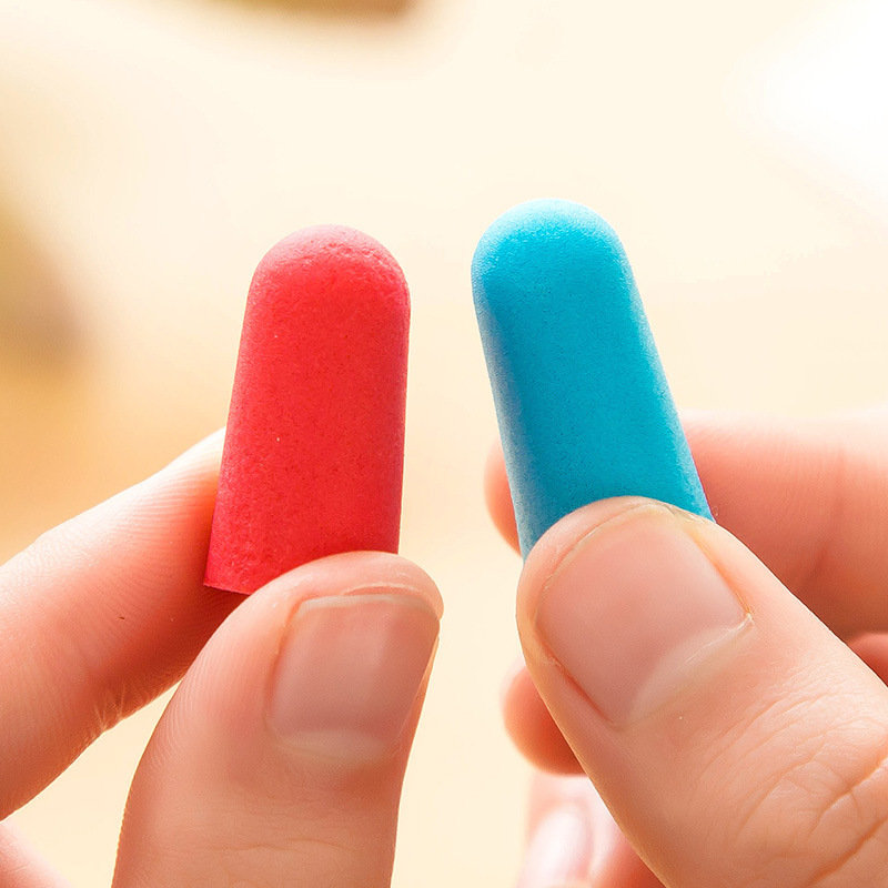 Factory wholesale sleep soundproof earplugs anti-noise sleep earplugs learning noise reduction soundproof earplugs color random
