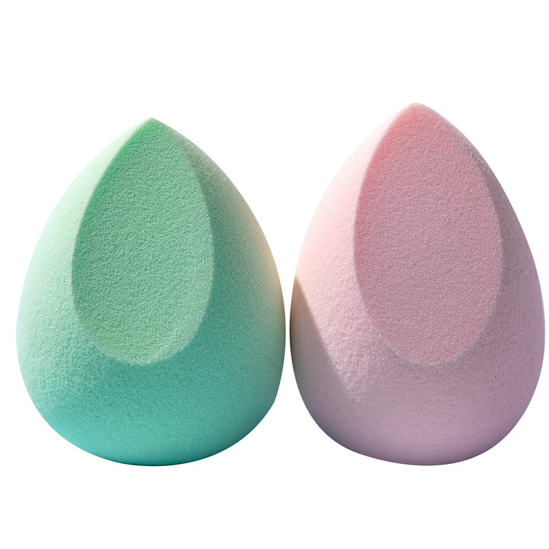 Spot wholesale super soft beauty makeup eggs do not eat powder three-grid beauty makeup egg powder puff set in water to become wet and dry