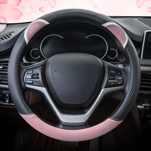 New cartoon car steering wheel cover four seasons GM handle cover Factory Direct cute rabbit female 288