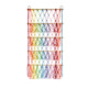 Wooden stick toy storage net pocket four-layer style 3: Color