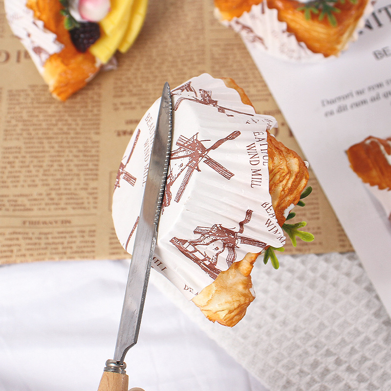 Simulation fruit paper cup cake model simulation small square bread fake cake dessert table decoration photo props