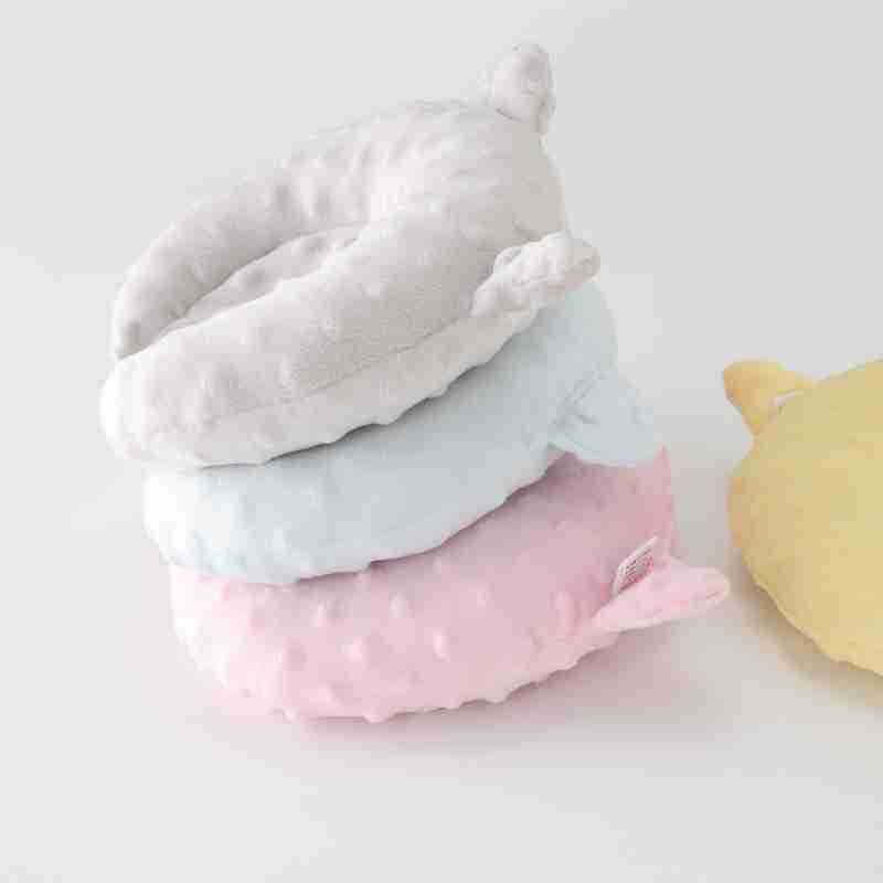 Baby pillow shaping pillow beanie velvet massage breathable pillow newborn baby correction head shape prevention deviation