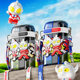 Ultraman children's water Cup boy tritan double drinking straw water Cup summer school special kindergarten kettle