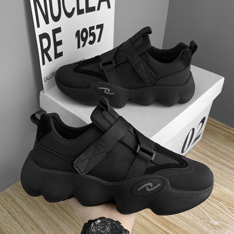 2023 Sports Casual Shoes Men's All-match Korean Men's Shoes Velcro Fashion Low-top Trendy Shoes All-match Forrest Gump Shoes