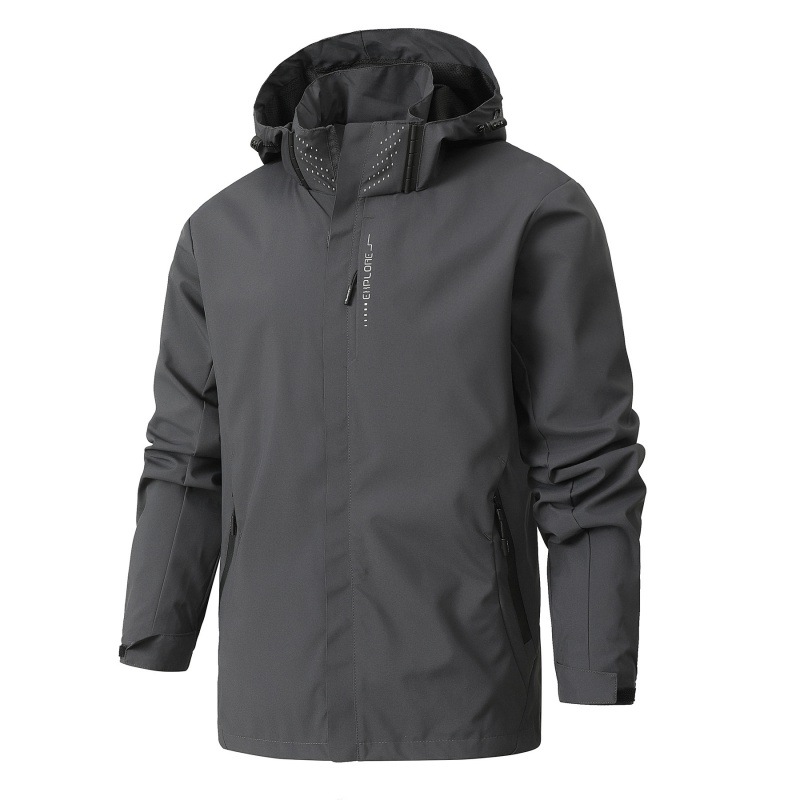 2024 Spring and Autumn Outdoor Thin Jacket for Men and Women Windproof Waterproof Cross-border Hot-selling Jacket Coat Printable Logo