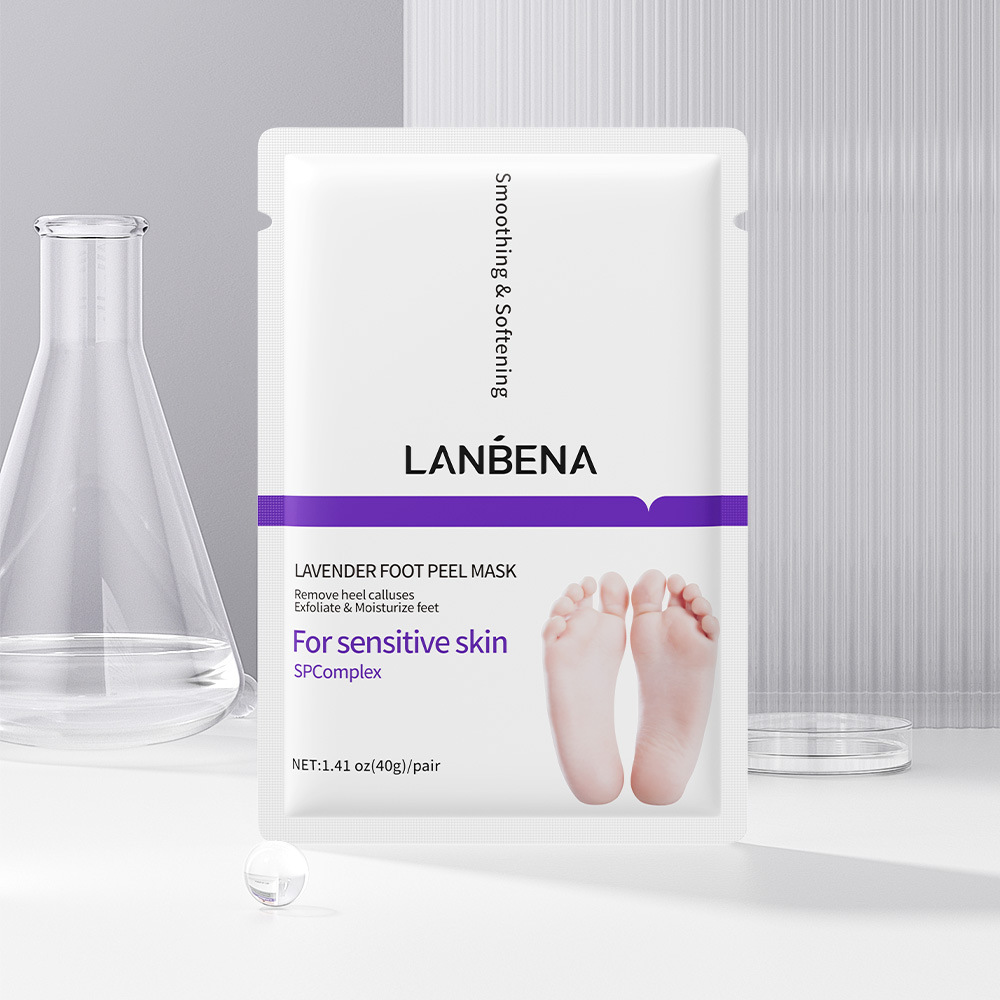 LANBENA FOOT PEEL MASK Blue Beina original FOOT MASK FOOT MASK 1 pair (new packaging) LB0250