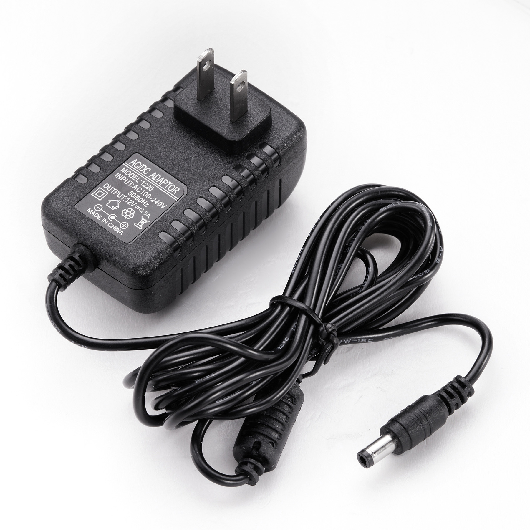 12v 1.5A Yamaha keyboard electronic organ power cord power charger adapter (8.2 feet wire)