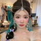Antique and Exotic Water Drops Tassel Hairpin Headset Eyebrow Drop Hanfu Hairpin Super Fairy Bride Wedding Hair Accessories
