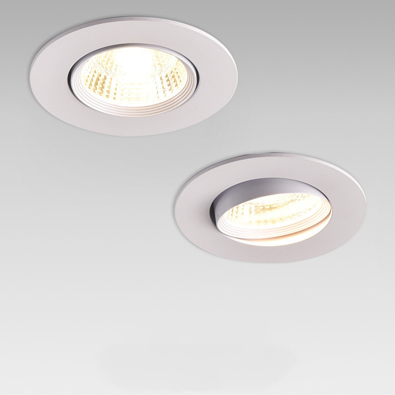Living room home background wall downlight perforated led spotlight embedded ceiling light high display finger detachable spotlight