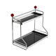 Double-ball Middle-style Iron Desktop Water Cup Storage Rack Table Bedroom Bathroom Kitchen Acrylic Storage Rack
