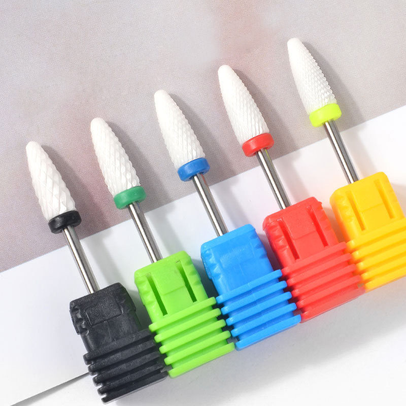 Nail Corn Ceramic Sanding Head Single Bullet Nail Sanding Machine Replacement Head Armor Remover Tool