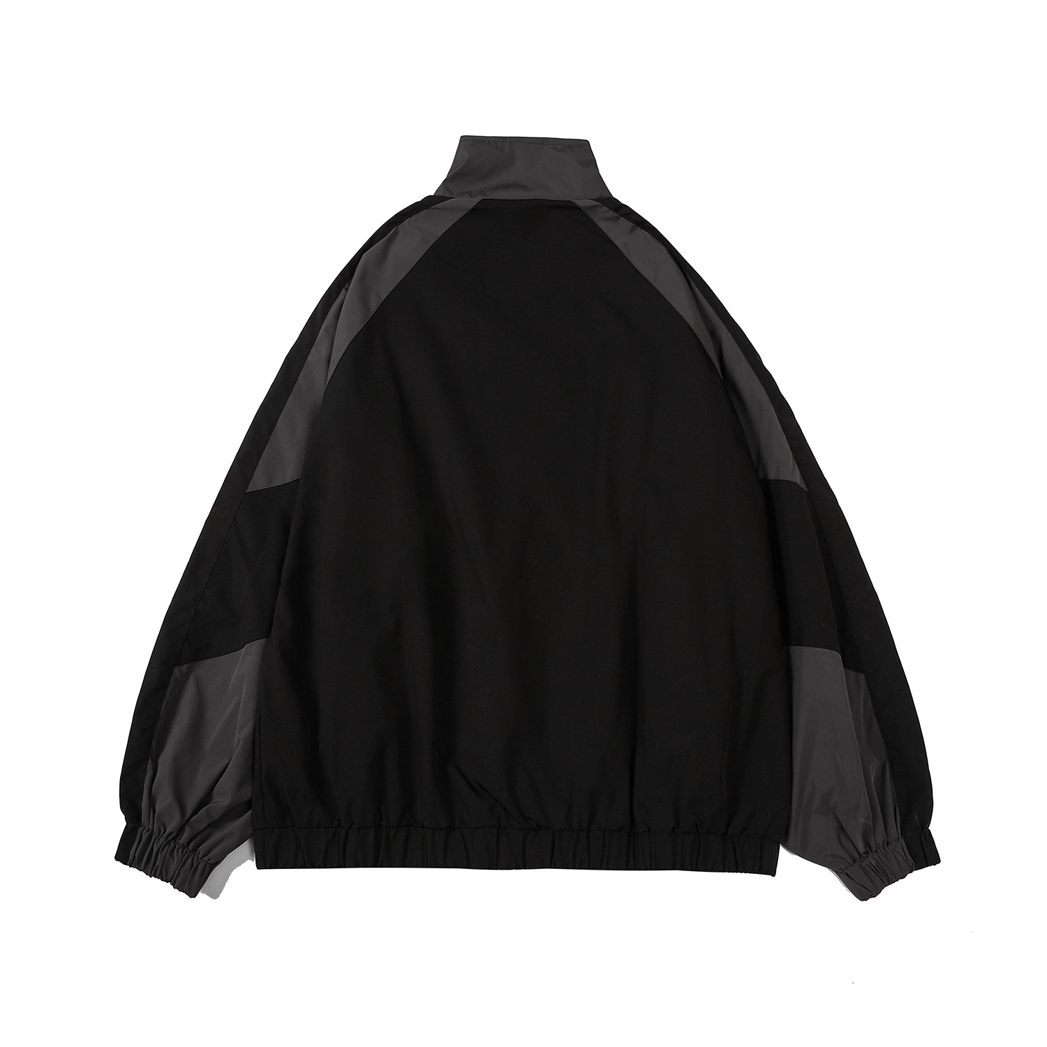 2023 Autumn and Winter Japanese Style Retro Contrast Color Stitching Collar Jacket Men's Trendy Brand Loose College Style Couple's Casual Jacket
