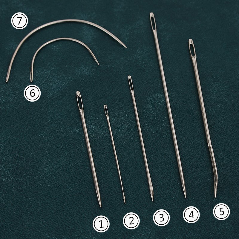 Multifunctional needle handmade DIY leather tool sewing needle special-shaped needle hand sewing needle curved needle sack needle