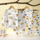 2025 New Children's Cotton Home Clothes suit Summer Long Sleeve Pajamas Thin Air-conditioning Clothes Men's and Women's Children's Clothing