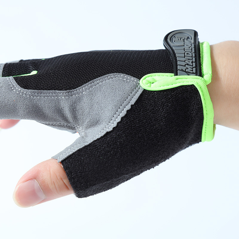 Radfahren Handschuhe Halb Finger Luya Sport Outdoor Fitness Bergsteigen Angeln Sommer Mountainbike Offene Finger Halb_voghion.com