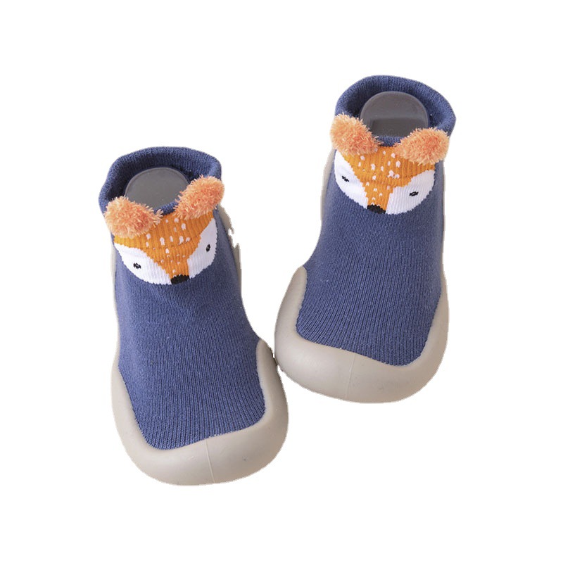 Autumn 2022 New Children's Socks Shoes Cartoon Baby Soft Sole Indoor Toddler Shoes Slip-on Men's and Women's Children's Shoes