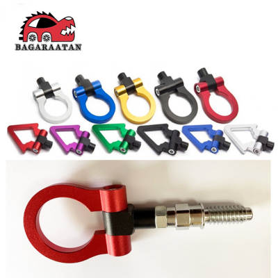 Factory Direct cross-border hot supply car modification front rod trailer hook round triangle small trailer hook Japanese European style