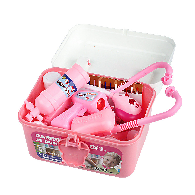 Little Doctor Toy Set Girl's Medical Box Nurse Children's Injection Play House Play Boy's Stethoscope Baby