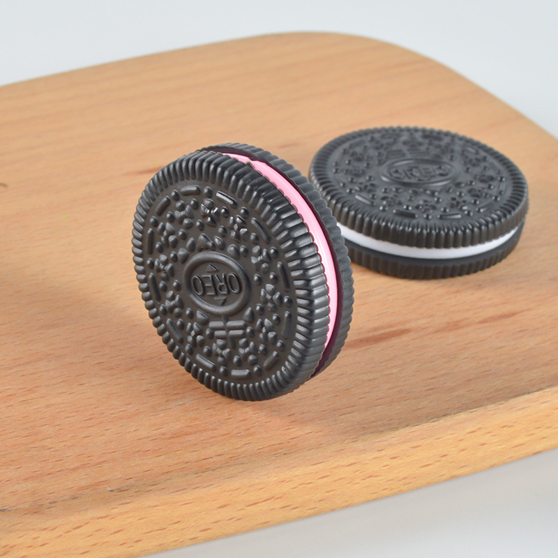 PVC simulation doll house food play Oreo soda sandwich chocolate cookies food model props