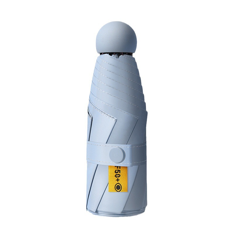 Sun umbrella sun umbrella small portable sun umbrella UV protection sun umbrella outdoor five-fold capsule umbrella