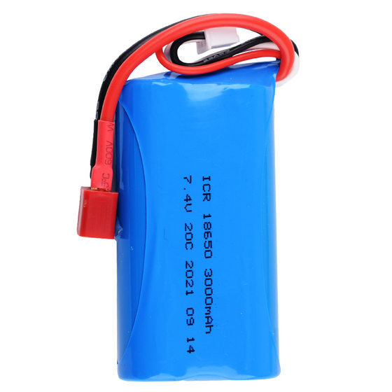 Foreign trade supply factory sales 18650 7.4V 3000MAH remote control toy off-road vehicle helicopter ship lithium battery pack