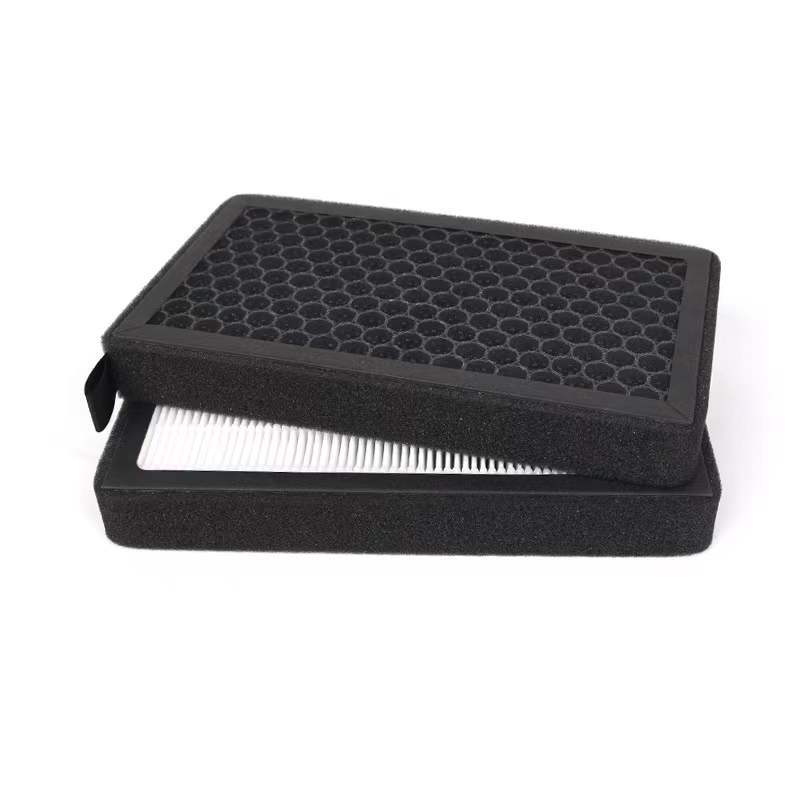 Suitable for Tesla Model3Y air conditioning filter element cotton cn95 deodorization purification filter HEPA activated carbon filter